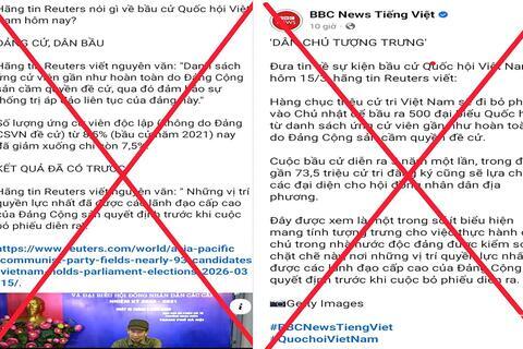 Kết quả bầu cử không phải “sắp đặt” mà là quy trình dân chủ minh bạch