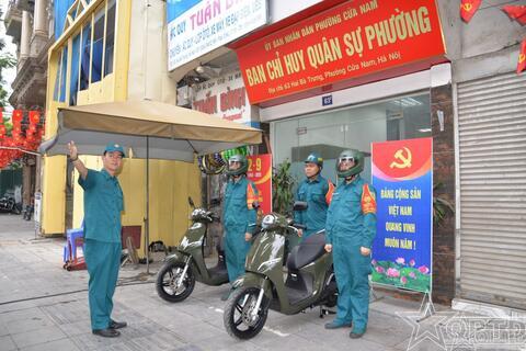 Ban CHQS phường Cửa Nam: Tham mưu, thực hiện tốt nhiệm vụ quân sự, quốc phòng
