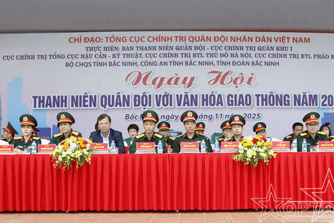 Ban Thanh niên Quân đội phát động Ngày hội “Thanh niên quân đội với văn hoá giao thông”