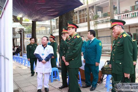 Hội đồng khám tuyển NVQS số 6 tổ chức thực hiện tốt nhiệm vụ