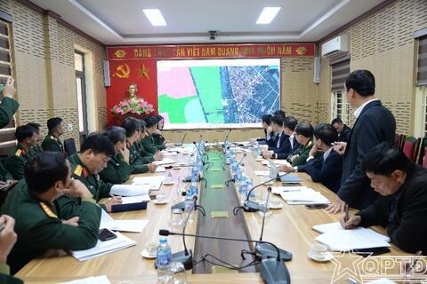 Chuẩn bị chương trình “Tết Quân-dân” tại xã Minh Châu