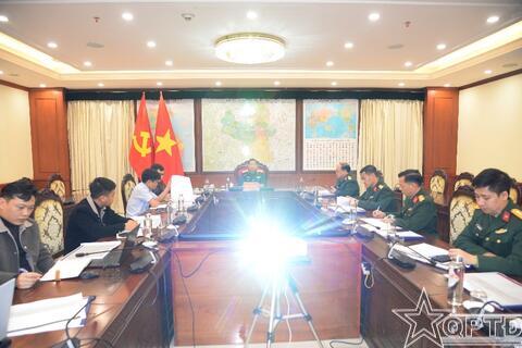 Thủ trưởng Bộ Tư lệnh Thủ đô Hà Nội làm việc với Cục Hậu cần-Kỹ thuật
