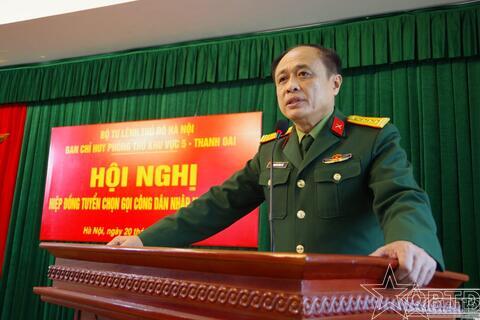 Ban Chỉ huy phòng thủ khu vực 5 – Thanh Oai: Đồng bộ các nội dung hiệp đồng tuyển nhận công dân