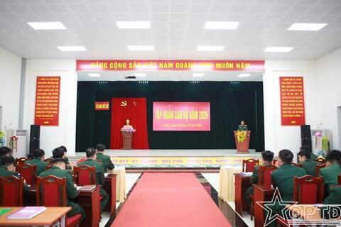 Tiểu đoàn Thiếp giáp tổ chức tập huấn cán bộ