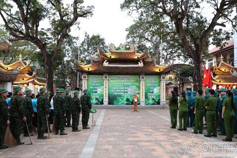 Hăng hái ra quân thực hiện mô hình “Con đường quân dân”