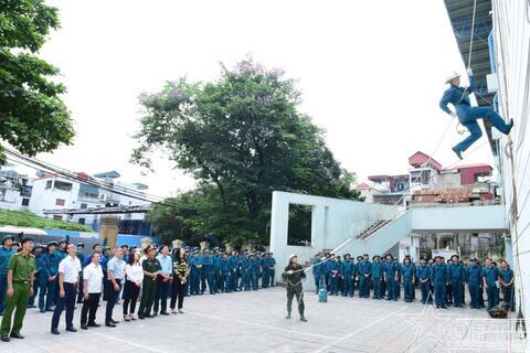 Ban CHQS phường Tương Mai trong thế trận phòng thủ dân sự