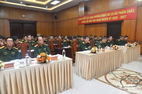 Đại hội quân nhân cơ quan Cục Hậu cần-Kỹ thuật nhiệm kỳ 2025-2027