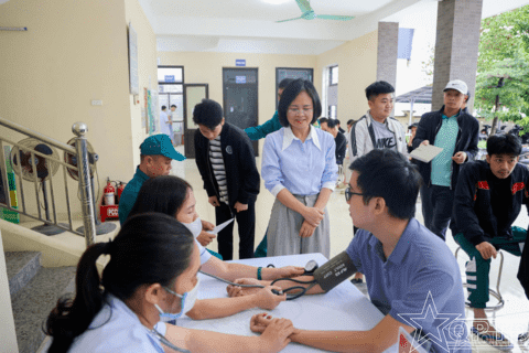 Xã Kiều Phú khám sơ tuyển nghĩa vụ quân sự năm 2026