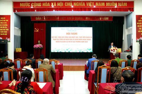 Phường Hồng Hà gặp mặt thanh niên chuẩn bị nhập ngũ