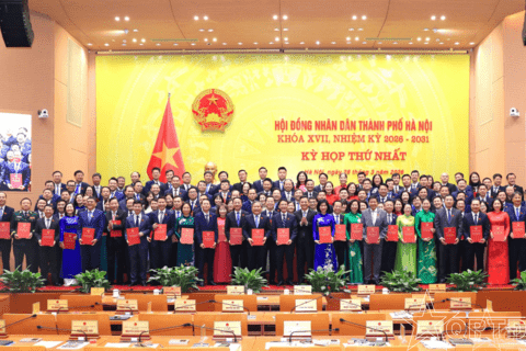 Khai mạc kỳ họp thứ Nhất HĐND thành phố Hà Nội khóa XVII, nhiệm kỳ 2026-2031