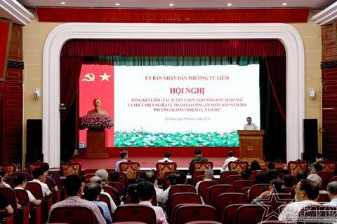 Phường Từ Liêm hoàn thành tốt công tác tuyển quân năm 2026