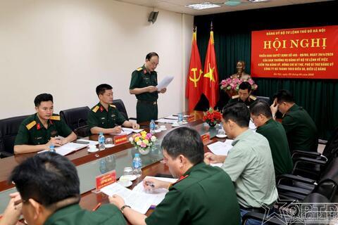 Triển khai quyết định kiểm tra Đảng ủy Công ty Hà Thành theo Điều lệ Đảng