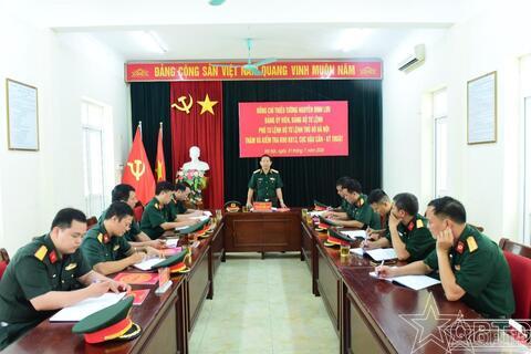 Bộ Tư lệnh Thủ đô Hà Nội kiểm tra toàn diện tại Kho K813