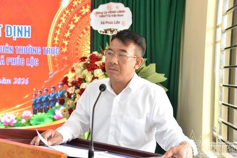 Xã Phúc Lộc: Thành lập Tiểu đội dân quân thường trực