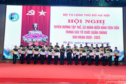 Tuyên dương tập thể, cá nhân điển hình tiên tiến trong các tổ chức quần chúng giai đoạn 2020-2025