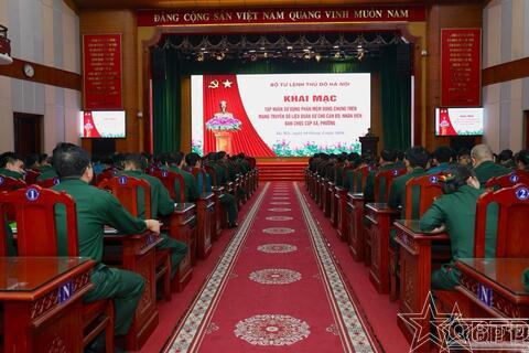 Tập huấn sử dụng phần mềm truyền số liệu quân sự