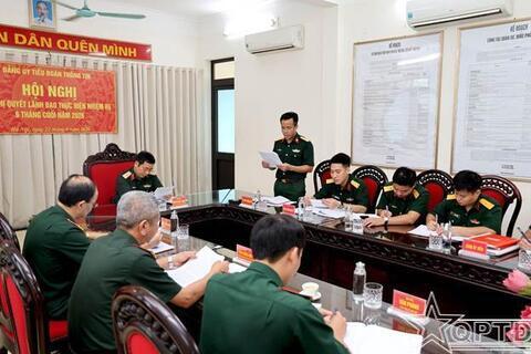 Tiểu đoàn Thông tin ra nghị quyết lãnh đạo thực hiện nhiệm vụ 6 tháng cuối năm 2026
