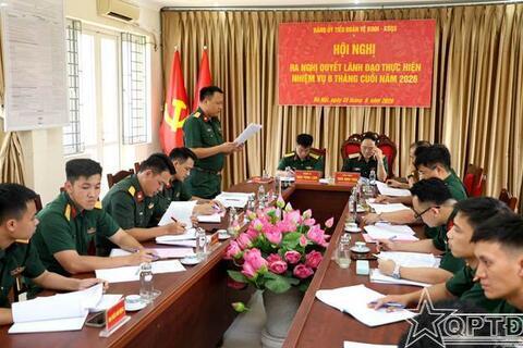 Tiểu đoàn VB-KSQS ra nghị quyết lãnh đạo thực hiện nhiệm vụ 6 tháng cuối năm 2026