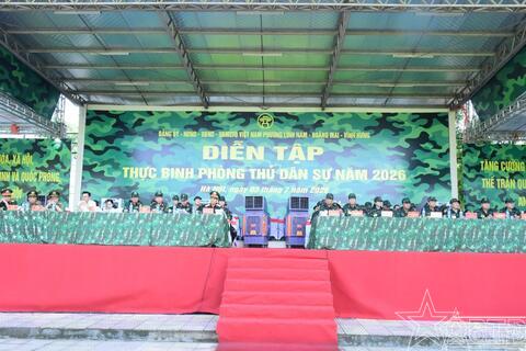 Thực binh phòng thủ dân sự sát thực tế, sẵn sàng ứng phó mọi tình huống