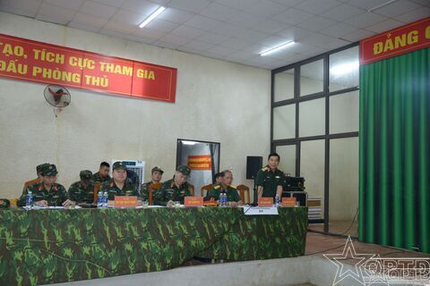 Khảo sát địa điểm triển khai căn chứ chiến đấu trong diễn tập “Vòm phòng không bền vững”