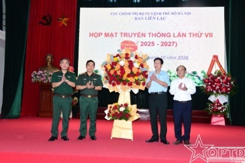 Ấm áp, nghĩa tình buổi Gặp mặt truyền thống Ban Liên lạc Cục Chính trị Bộ Tư lệnh Thủ đô Hà Nội
