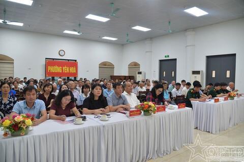 Phường Yên Hoà hoàn thành 100% chỉ tiêu tuyển quân, nâng cao chất lượng giáo dục quốc phòng - an ninh