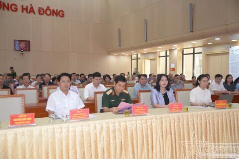 Phường Hà Đông khen thưởng 14 tập thể, 54 cá nhân trong nhiệm vụ diễn tập