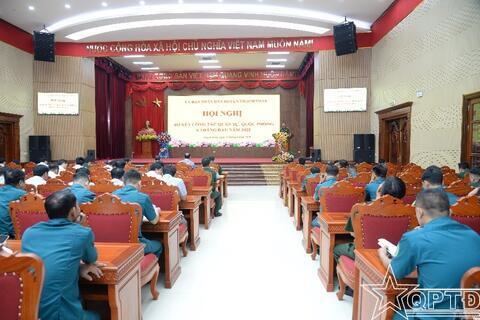 Huyện Thạch Thất sơ kết công tác quân sự, quốc phòng 6 tháng đầu năm 2025