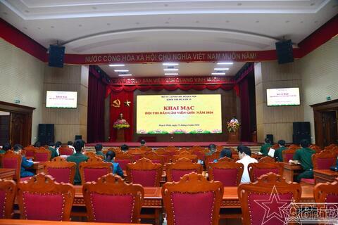 Khối thi đua số 5: Tổ chức Hội thi Báo cáo viên giỏi 2026