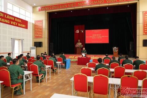 Thẳng thắn, cởi mở trong sinh hoạt Ngày Chính trị và văn hóa tinh thần tại Tiểu đoàn Công binh 544