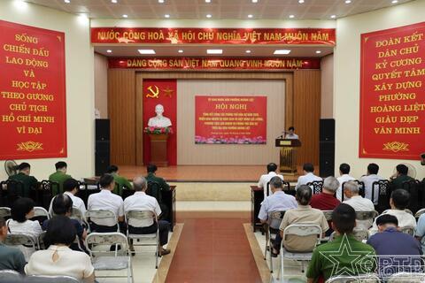 Phường Hoàng Liệt tổng kết công tác phòng thủ dân sự năm 2025