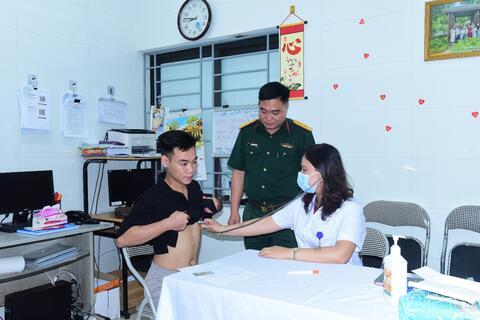 Phường Phương Liệt: Kiểm tra sức khỏe quân nhân dự bị năm 2026