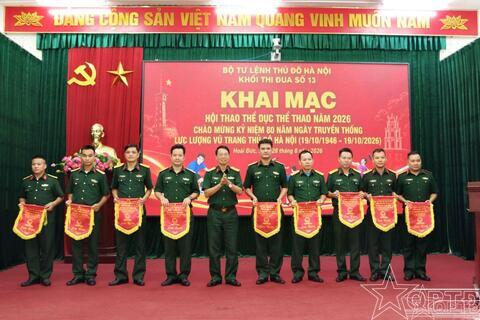 Khối thi đua số 13: Hội thao thể dục thể thao năm 2026