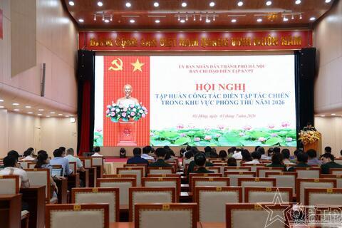 Tập huấn công tác diễn tập tác chiến trong khu vực phòng thủ