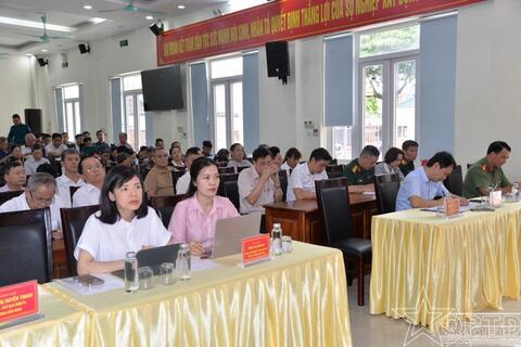 Phường Kiến Hưng tổng kết thực hiện các luật trong lĩnh vực quốc phòng